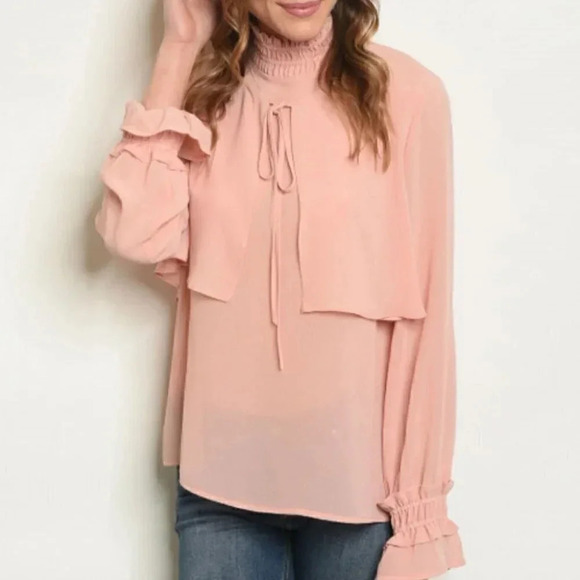 Timeless Blush Blouse - Picture 2 of 3